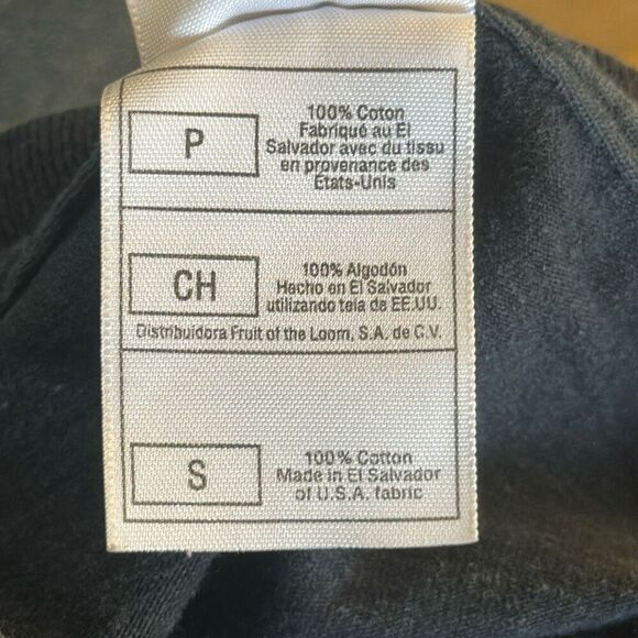 ZZ Top Black Band Concert Tee Shirt size S Small Fruit of the Loom Heavy Cotton - Picture 6 of 7